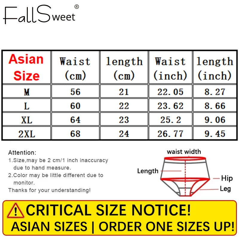FallSweet 5/10PCS Plus Size Cotton Panties Seamless Women Mid-Rise Underwear Soft Breathable Underpants Briefs Female Lingerie