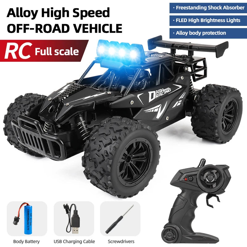 116 Alloy Remote Control Car - High-Speed Off-Road Big Foot Vehicle - ZOOMNSTORE
