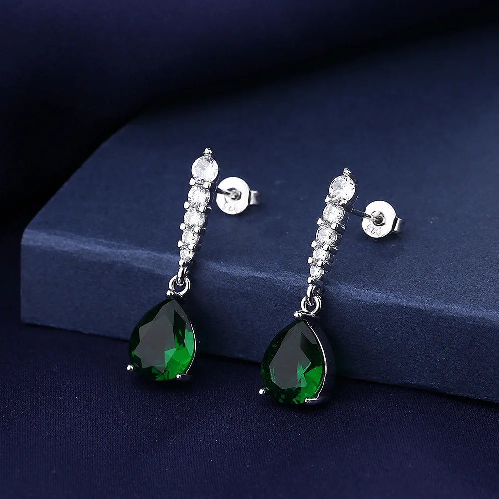 925 Sterling Silver CZ Stud Earrings - Cute Fashion Jewelry for Women and Teens
