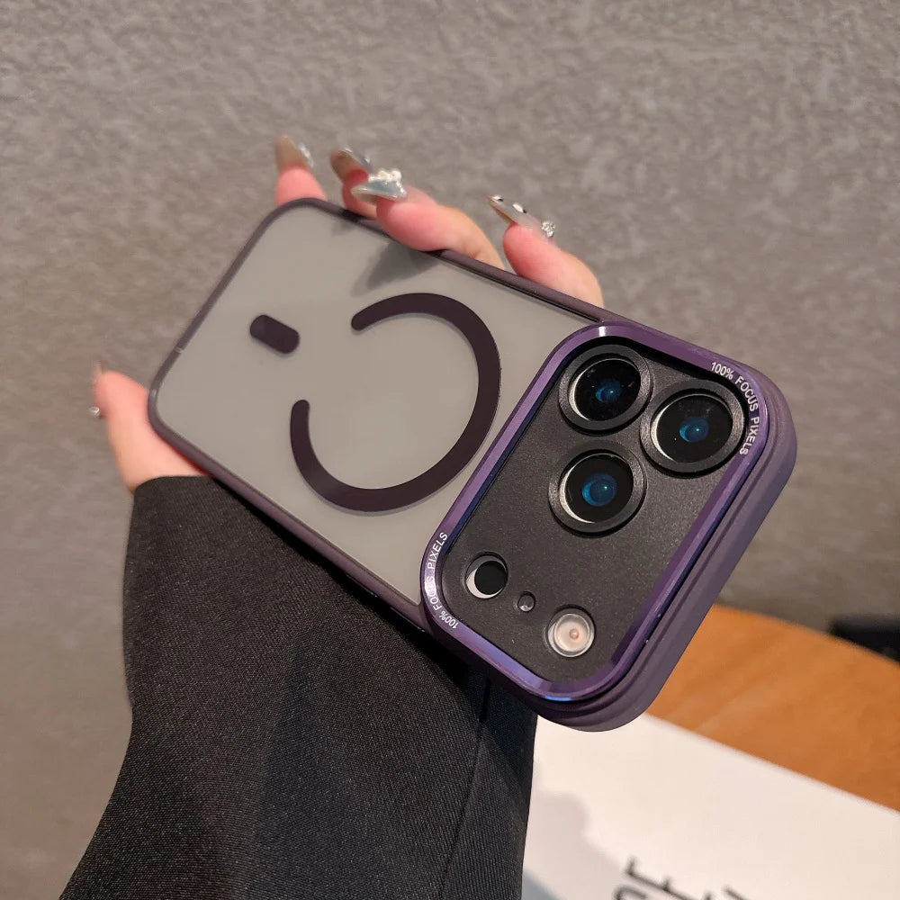 Transparent MagSafe Case with Camera Protection for iPhone 11-17 Pro Max - ZOOMNSTORE