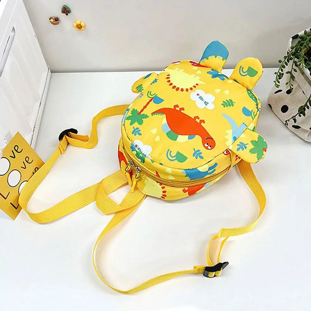 Kids Dinosaur Backpack - Kawaii Nylon Schoolbag for Boys and Girls - ZOOMNSTORE