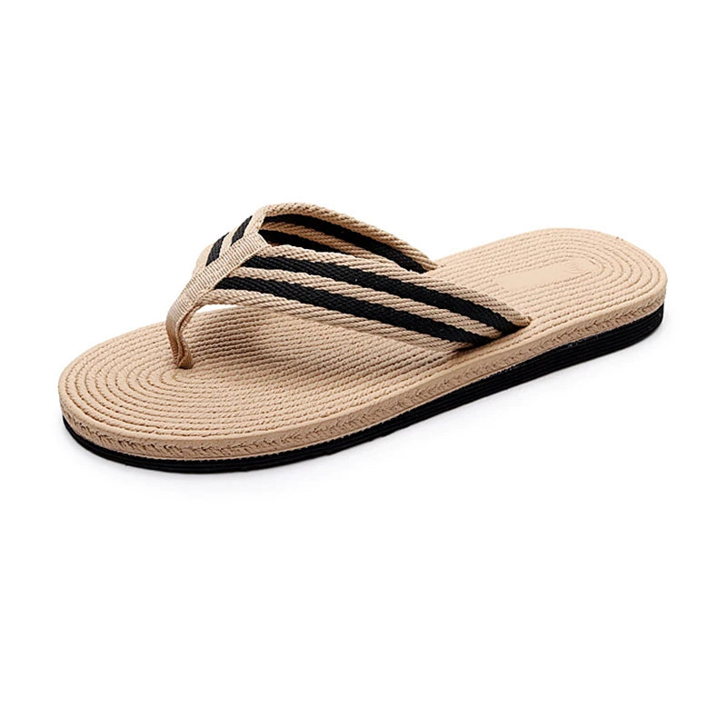Summer Men Lightweight Beach Shoes Casual Flat Flat Flip-flop Slippers Male Indoor Bathroom Anti-Slip Flip Flops Man Sandals