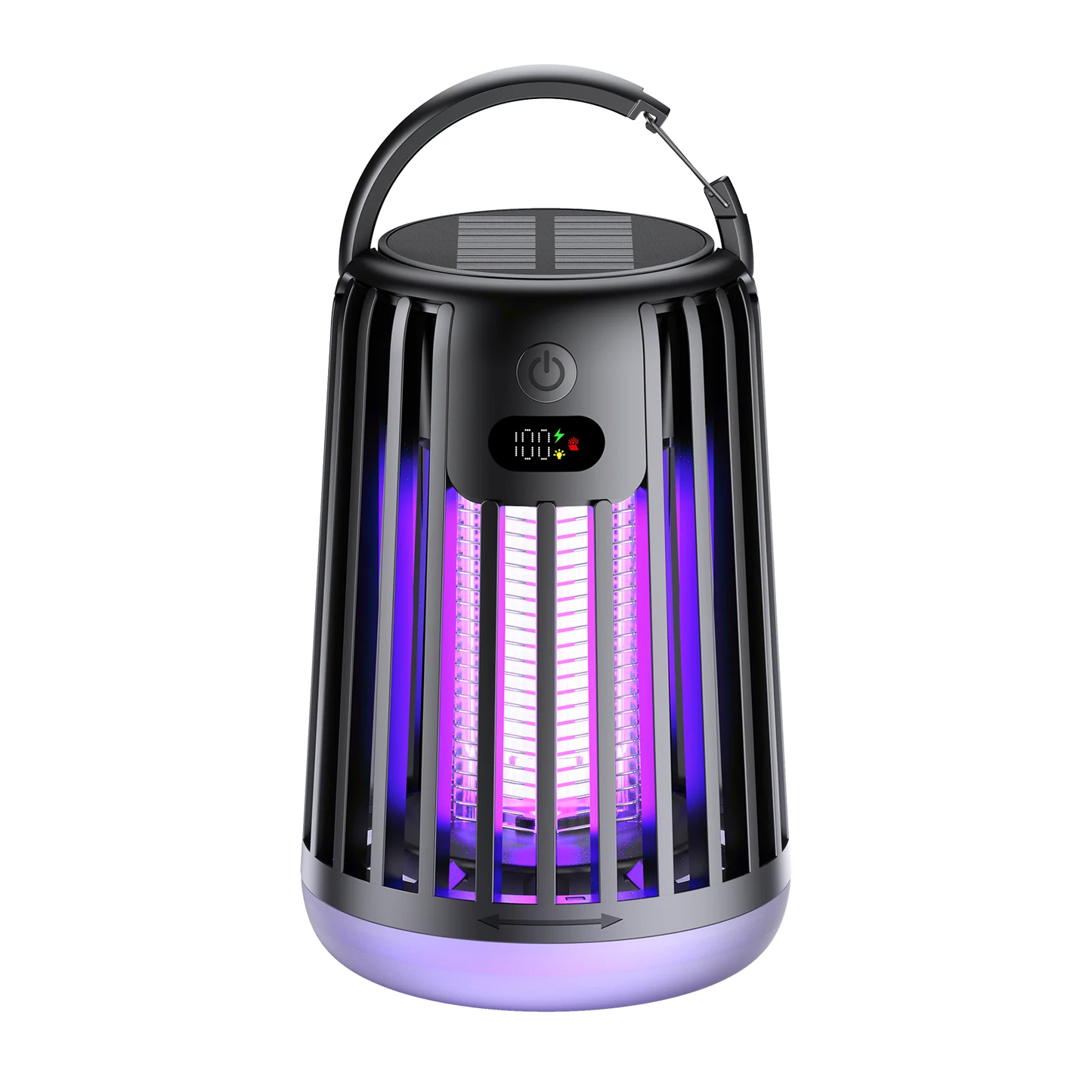 Solar Garden Light Fly Zapper Outdoor Solar Powered with Rechargeable Insect Fly Trap Garden Mosquito Killer Lamp Street Light