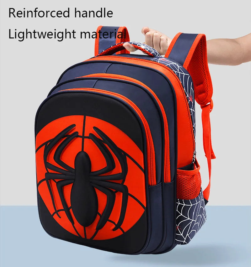 Spider Backpack Pencil Case Set - Waterproof School Bag for Boys - ZOOMNSTORE