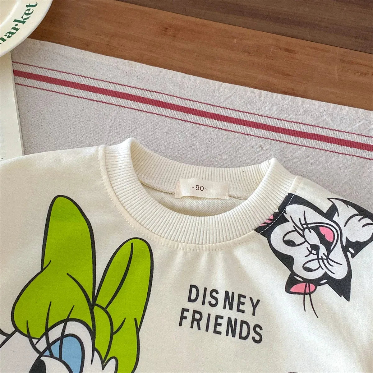 Disney Cartoon Hoodie - Long Sleeve Sweatshirt for Kids