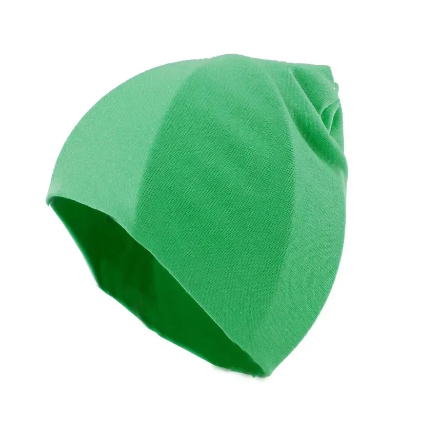 Hip Hop Baby Hat Scarf Set - Cotton Toddler Cap for Boys Girls Winter Warm Solid Color