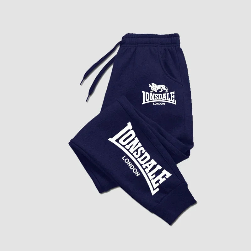 EVERLAST Printed Men's Sports Pants; Unisex Running Pants; Breathable Fitness Pants