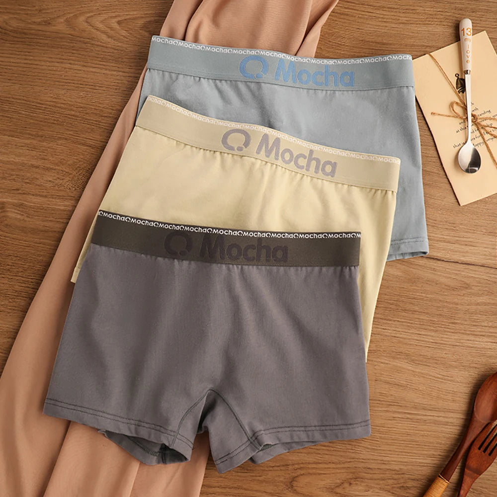 3PCS/Pack 100% Cotton Comfortable Soft Antibacterial Women's Panties Female Safety Underwear Hygroscopic Breathable Lingerie