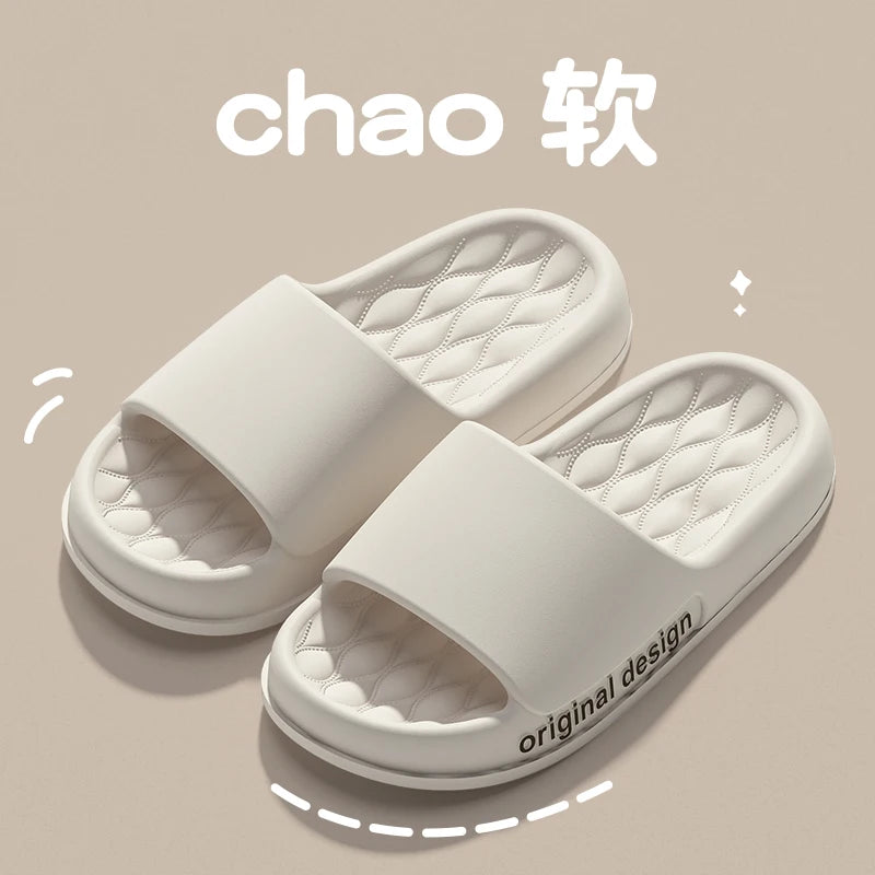 Mens Summer Cloud Sandals - Soft Non-Slip Slippers for Indoor Outdoor Use - ZOOMNSTORE