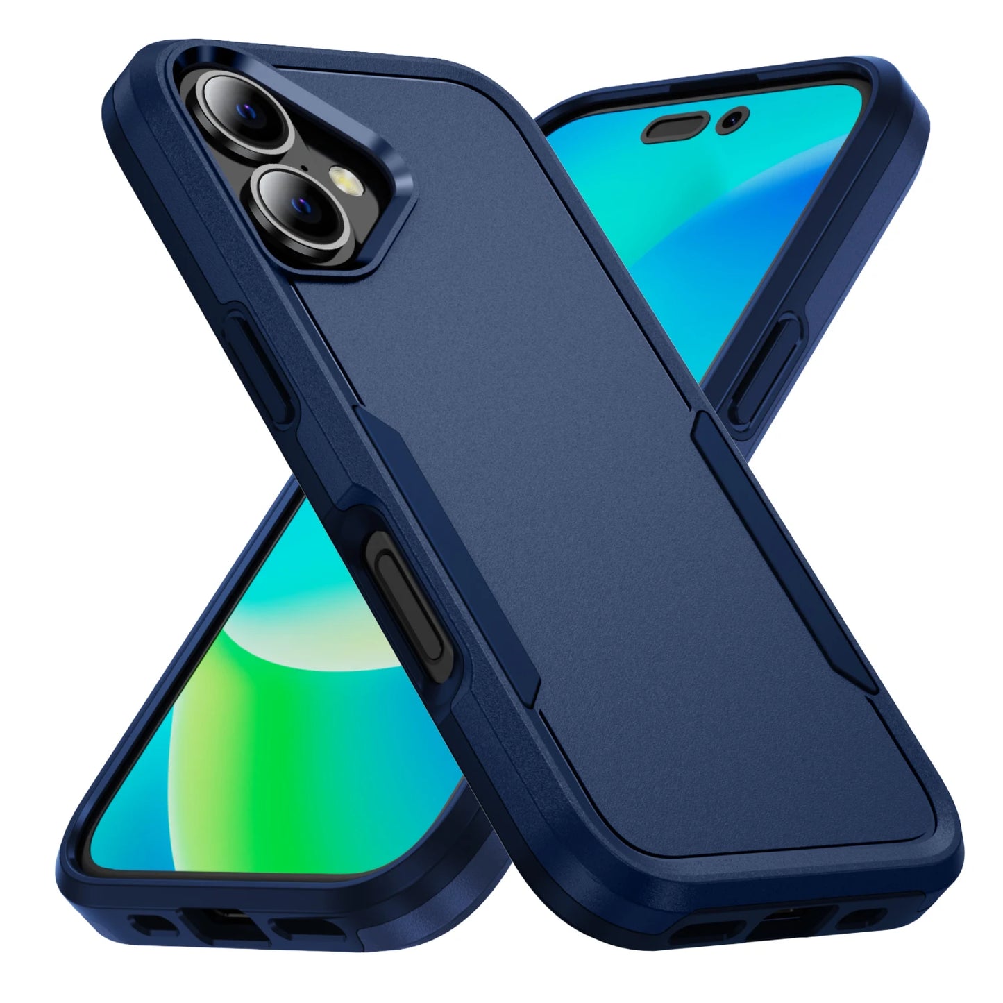 Military Grade Shockproof Armor Case for Iphone 18 17 Pro Max 17 Air 16 16e 15 14 Plus 12 13 Iphone17 Iphone18 Cell Phone Cases