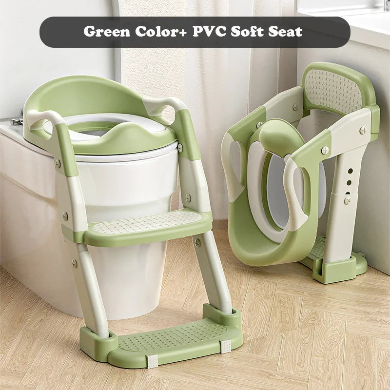 Baby Potty Training Seat - Portable Child Urinal & Kids Toilet Step Stool
