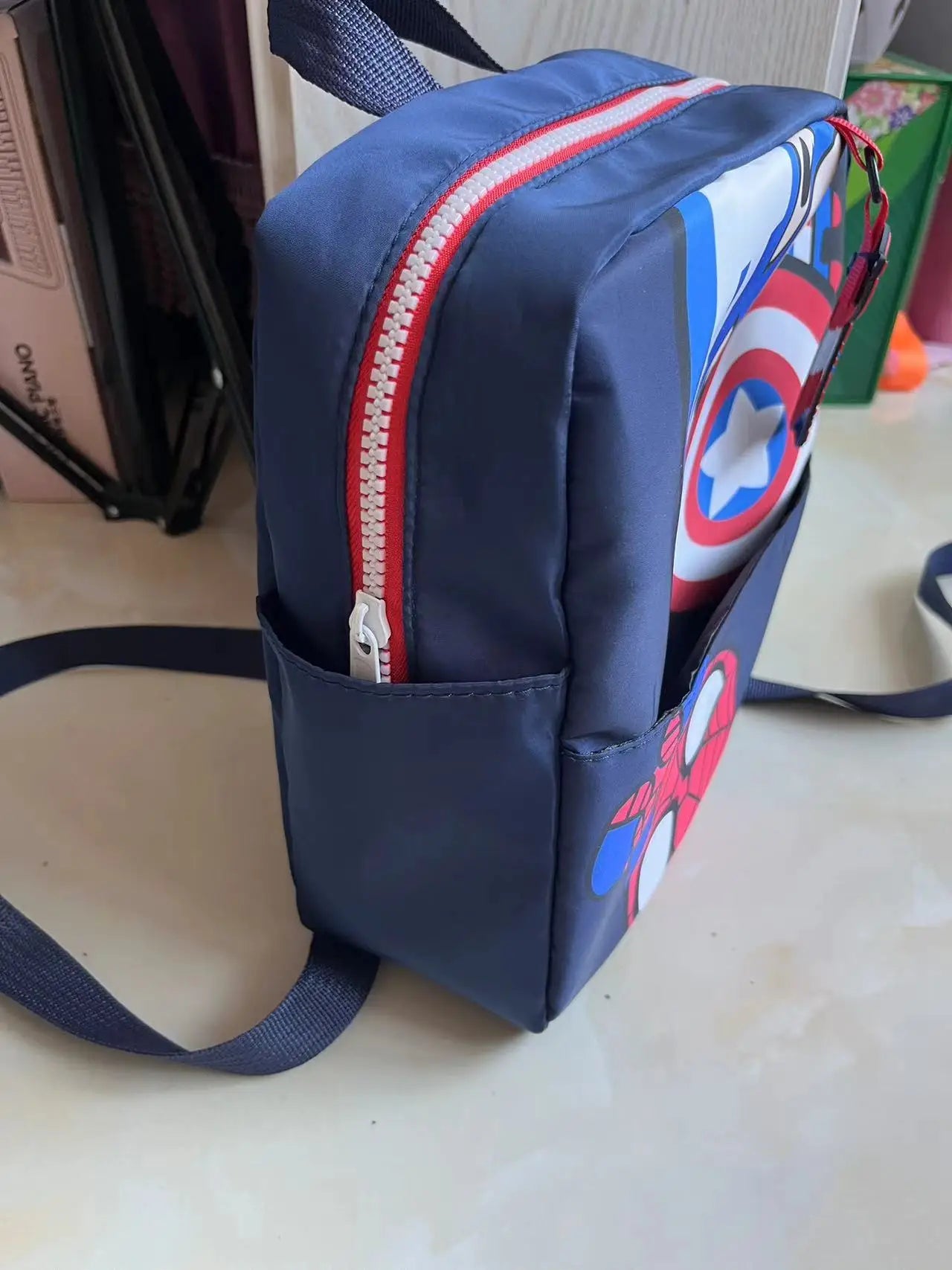 Captain America Kids Backpack - Cute Disney School Bag for Kindergarten - ZOOMNSTORE