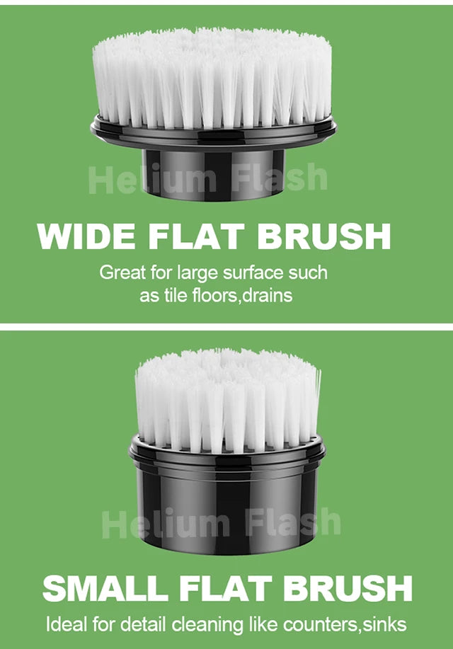 Multipurpose Electric Spin Scrubber - Cordless Cleaning Brush for Kitchen Bathroom