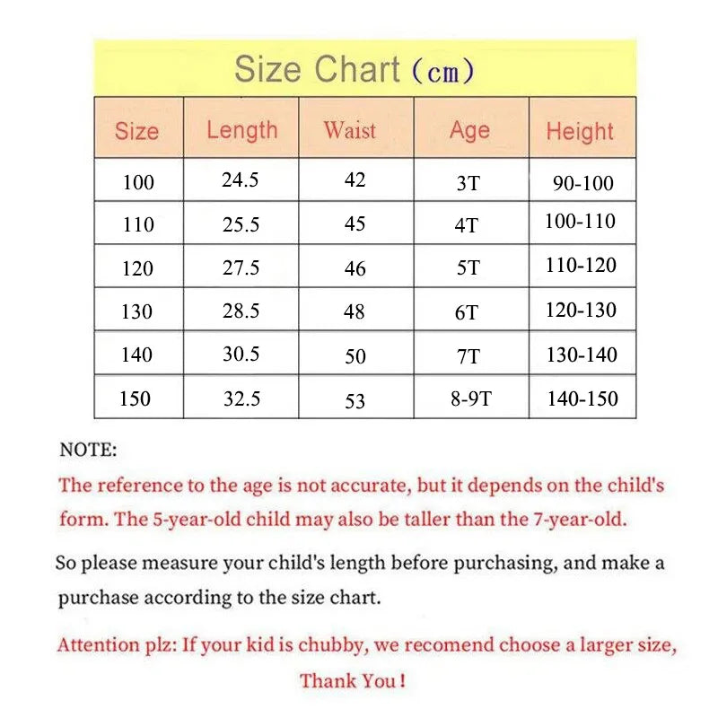 Girls Cotton Candy Color Summer Shorts - Casual Pants for Ages 3-9