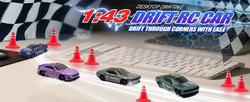 164 4WD Drift RC Car - High Speed Remote Control Mini Racing Model
