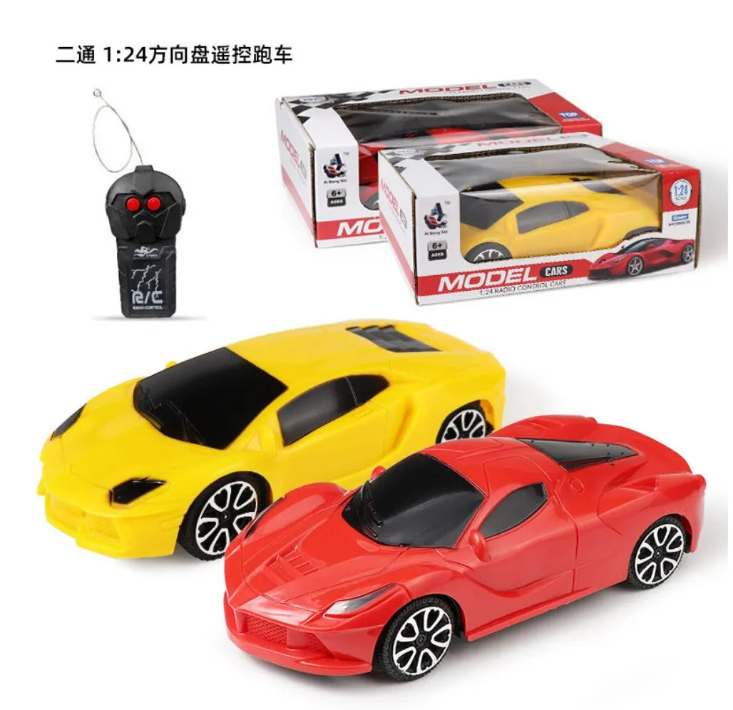 Remote Control Sports Car - Electric RC Toy for Boys Girls Birthday Gift Random Color - ZOOMNSTORE
