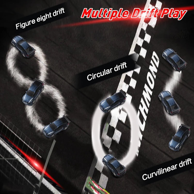 164 4WD Drift RC Car - High Speed Remote Control Mini Racing Model - ZOOMNSTORE