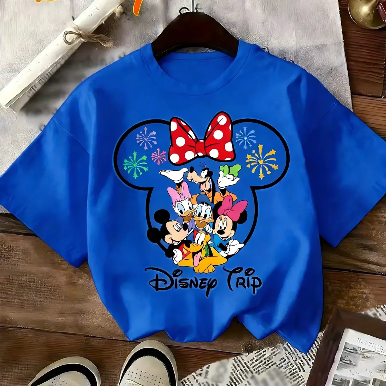 Best-selling Children's Disney Princess Castle 100% Cotton T-shirt - Soft, Comfortable and Cute Top