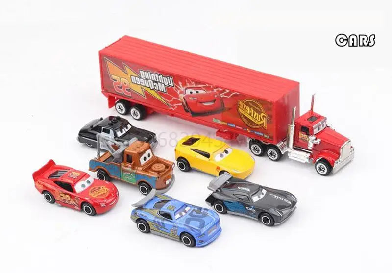 Pixar Cars 155 Diecast Car Set - Lightning McQueen Jackson Storm Toys for Kids - ZOOMNSTORE