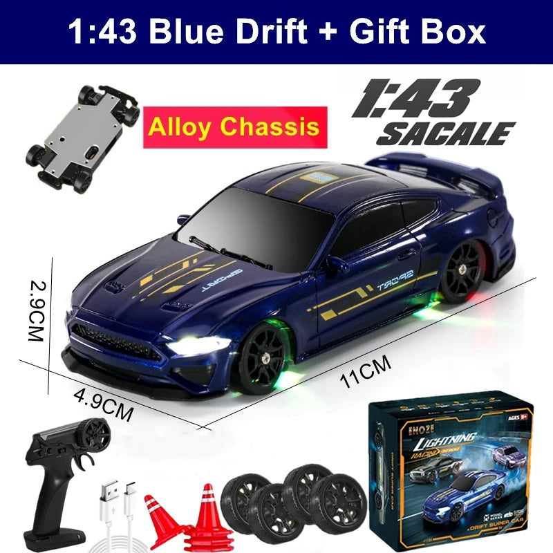 164 4WD Drift RC Car - High Speed Remote Control Mini Racing Model