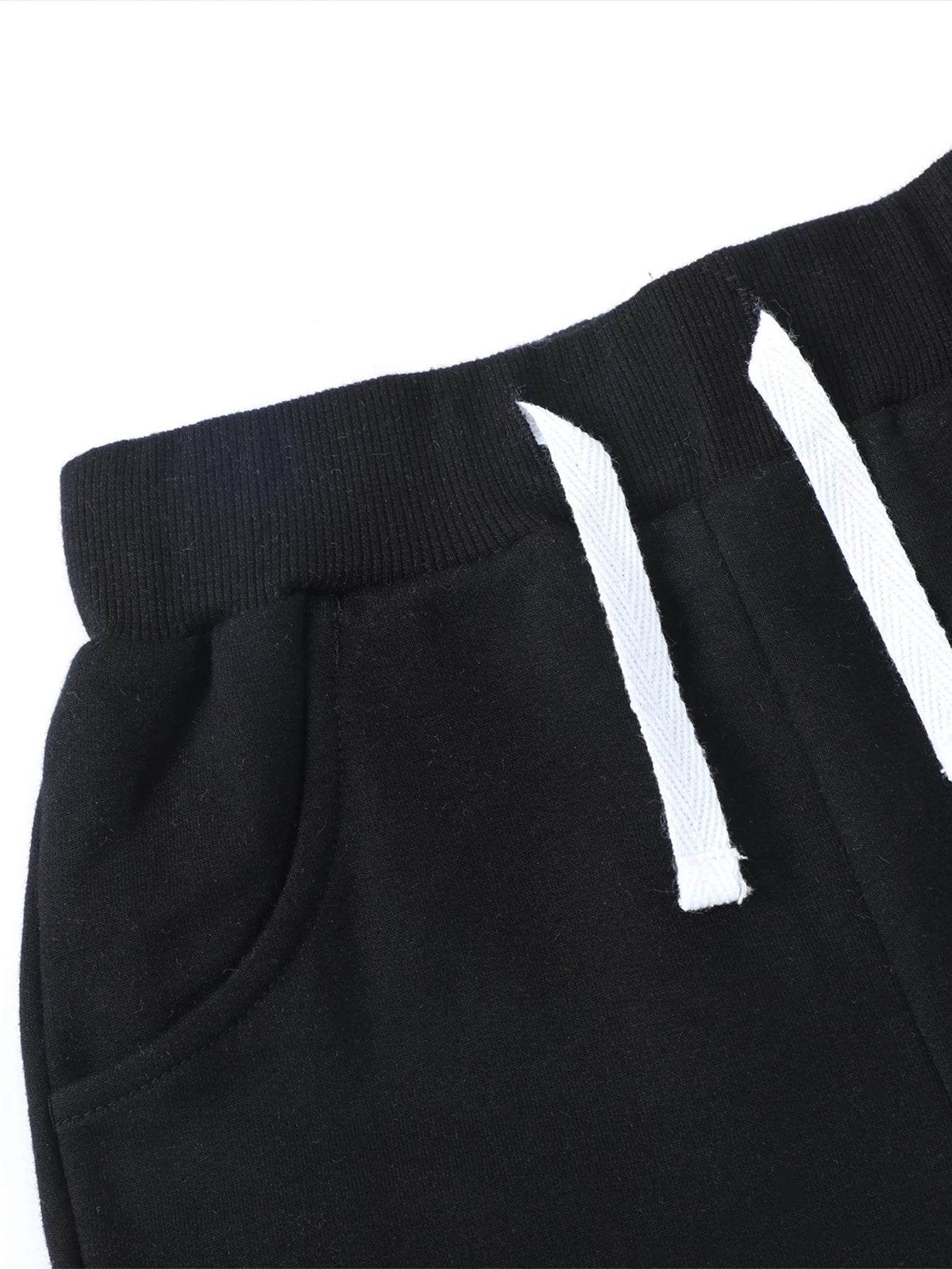 Trendy 3pcs Kids Boys Summer Casual Sweat Shorts Elastic Waistband Drawstring Pockets Soft Cotton Athletic Short Pants 2-7Y