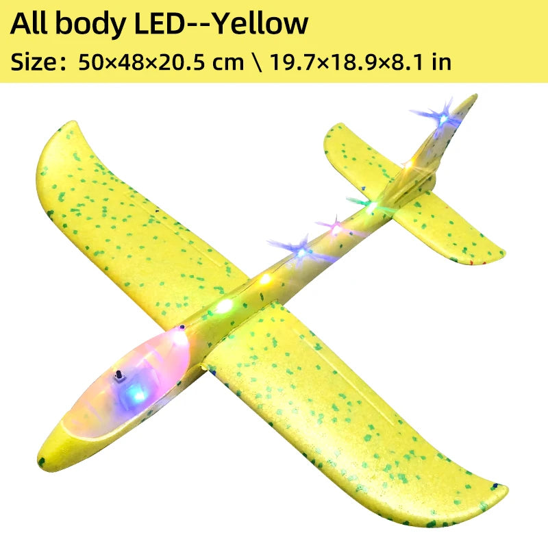 Big Foam Glider Plane - Hand-Throw Outdoor Toy for Kids