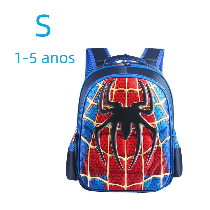 3D Kids Backpack - Durable Spider King Design - ZOOMNSTORE