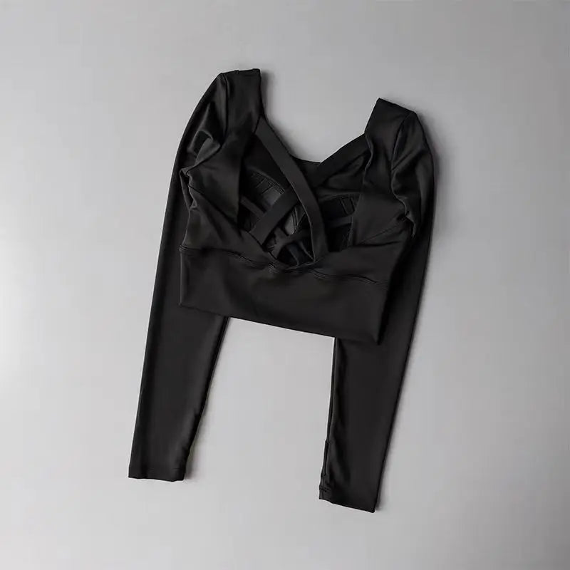 Seamless Sports Bra - Breathable Push Up Running Fitness Crop Top With Rear Buckle