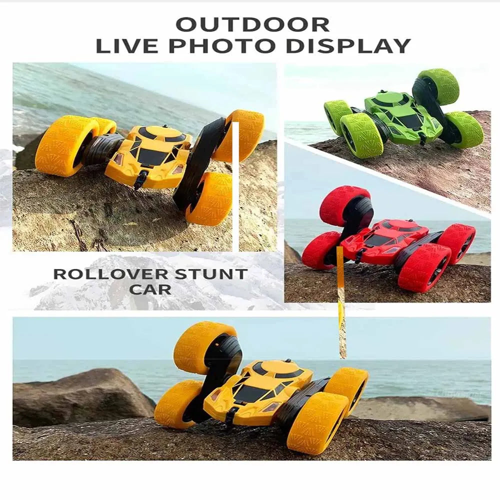 Remote Control Stunt Car - Double-Sided 360 Flip Drift Toy for Kids - ZOOMNSTORE