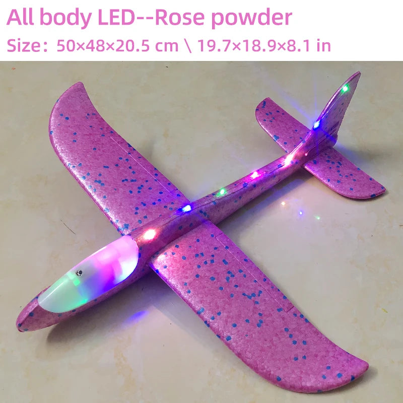 Big Foam Glider Plane - Hand-Throw Outdoor Toy for Kids