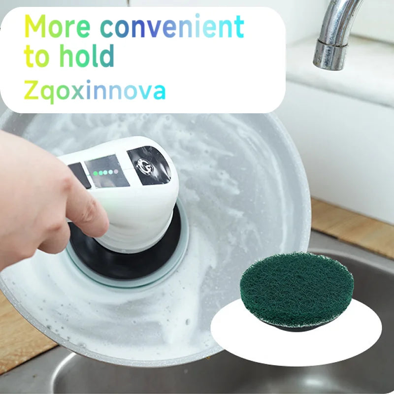 Multipurpose Electric Spin Scrubber - Cordless Cleaning Brush for Kitchen Bathroom