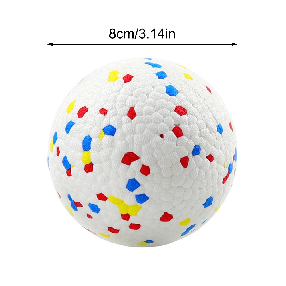 Bite Resistant Solid Dog Ball Toys for Small Large Dogs High Elasticity E-TPU Pet Chew Ball Toy Non Squeak Interactive Puppy Toy