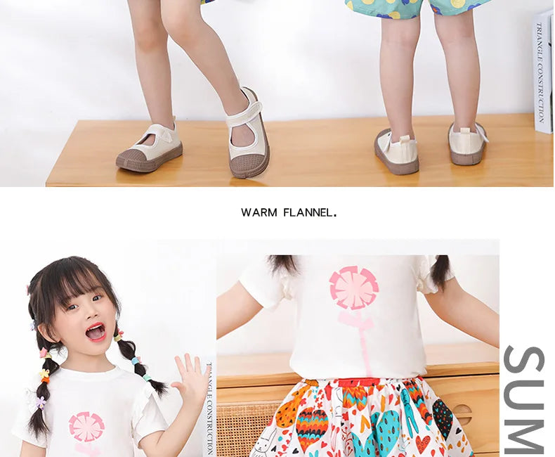 Kids Girls Skirt Shorts Summer Cotton Breathable Kids Skirt Pants Casual Baby Bloomers Children Short Pants Baby Stuff