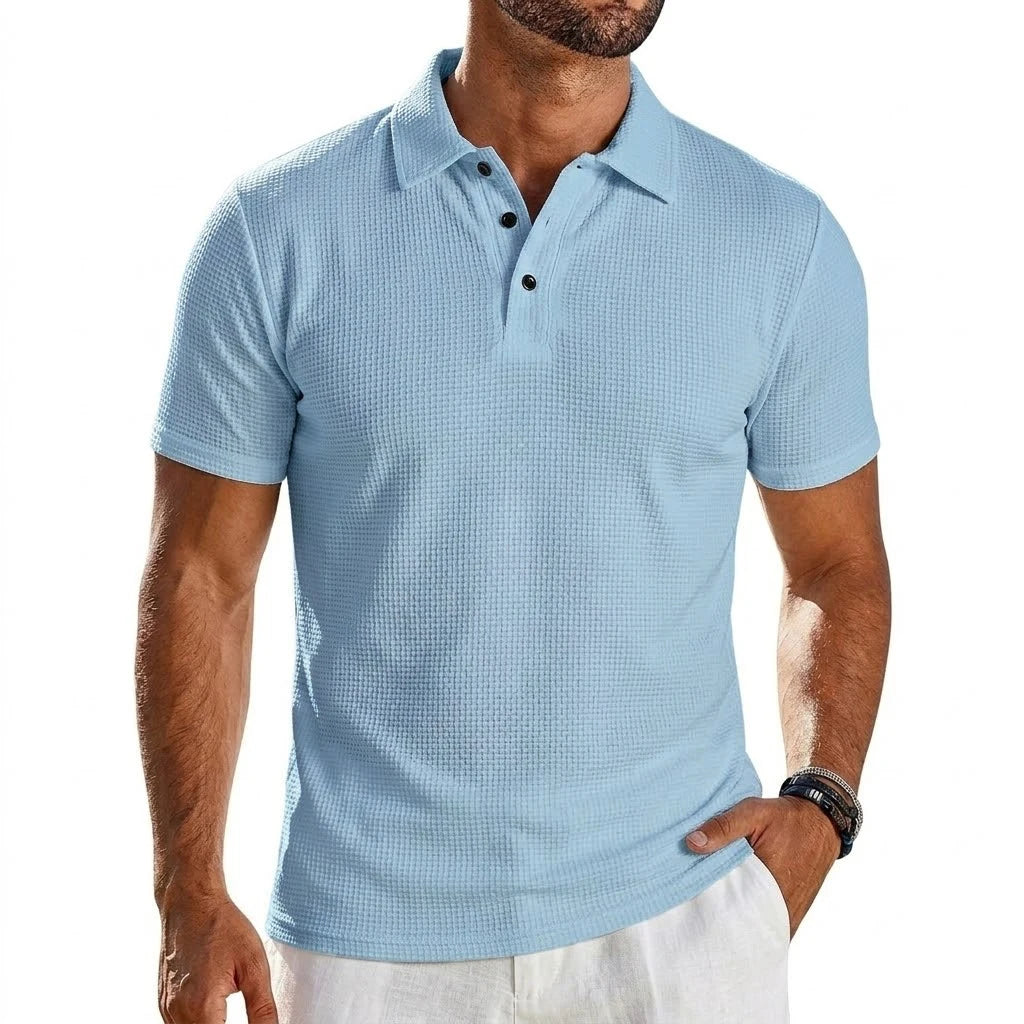 Men's Ice-Silk Polo Shirt – Lightweight Quick-Dry Breathable Top