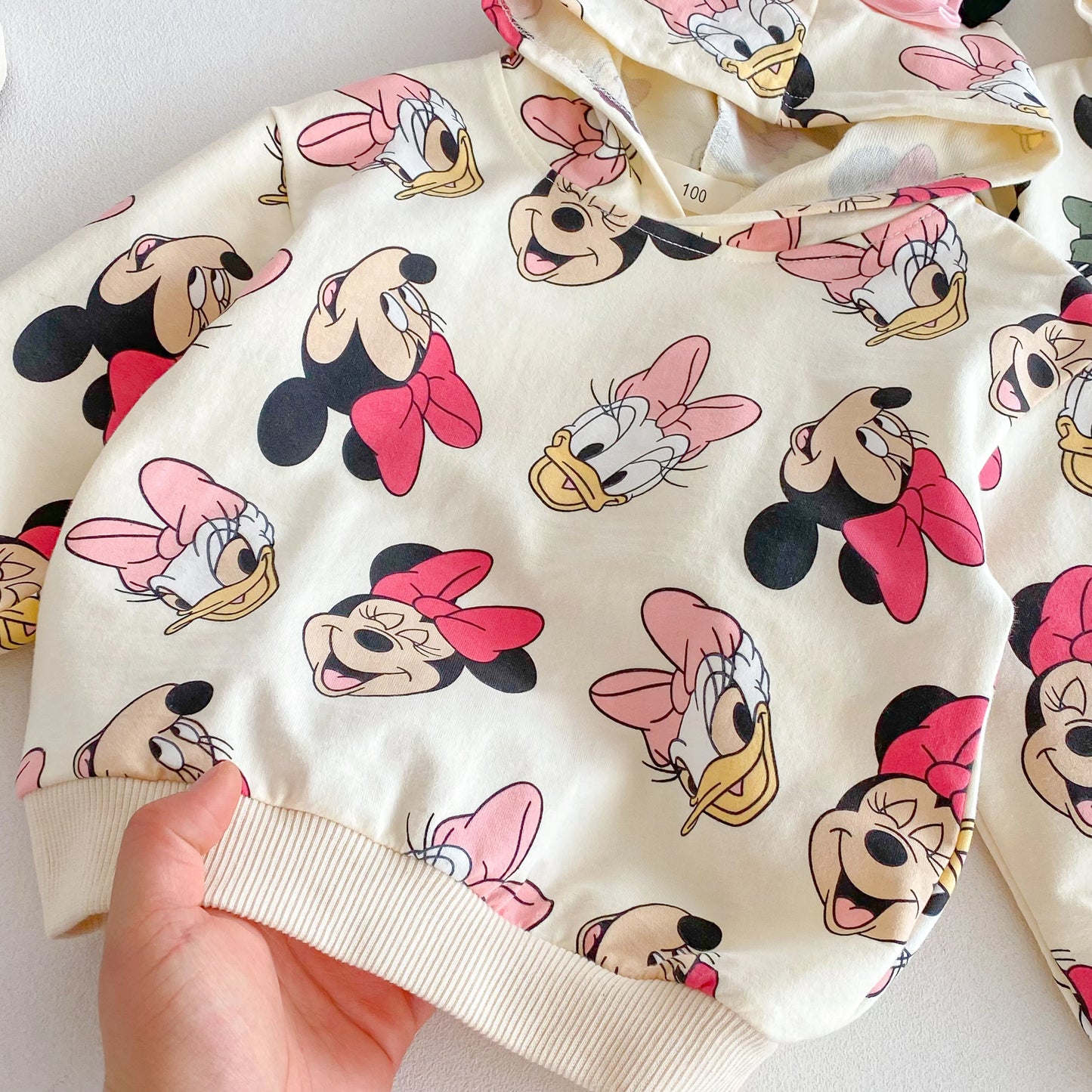 Disney Mickey Minnie Autumn Hoodies - Long Sleeve Cartoon Sweatshirts for Kids 0-6 Years