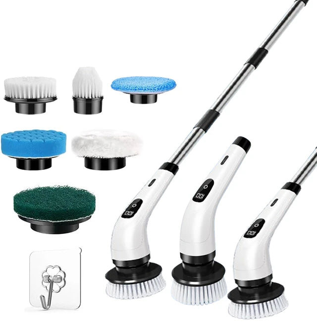 Multipurpose Electric Spin Scrubber - Cordless Cleaning Brush for Kitchen Bathroom