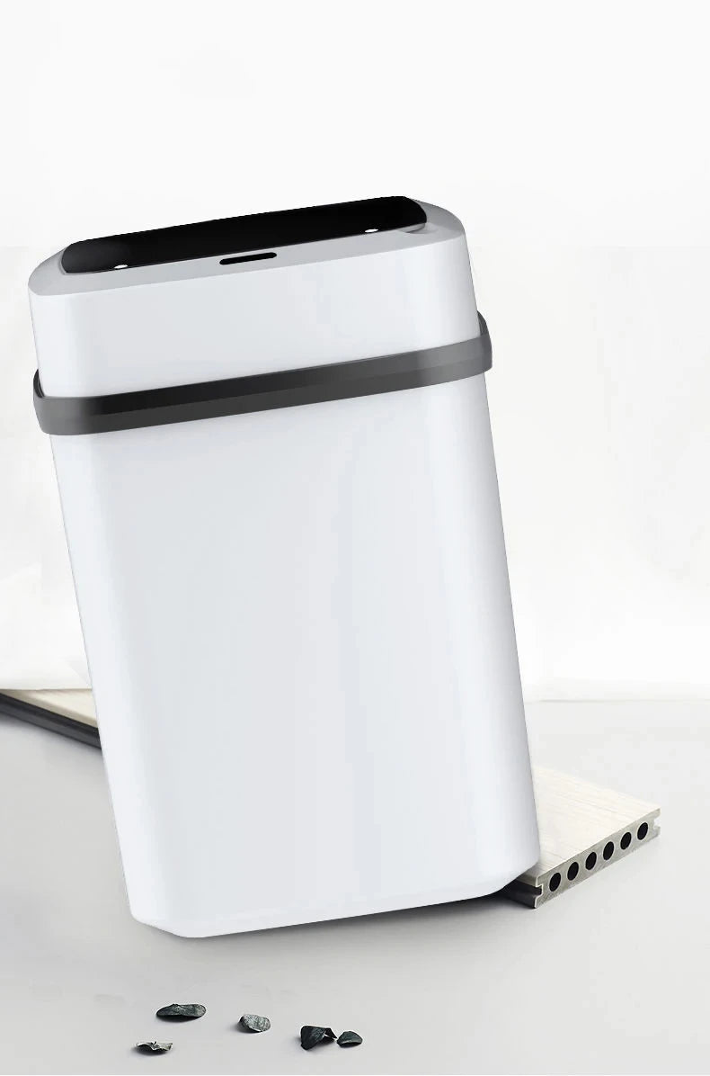 Smart Touch Trash Can - 13L Kitchen and Bathroom Waste Bin