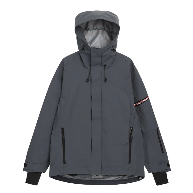 Hard Shell Ski Jacket – Waterproof 3 Layer Durable Winter Coat for Snowboarding Women