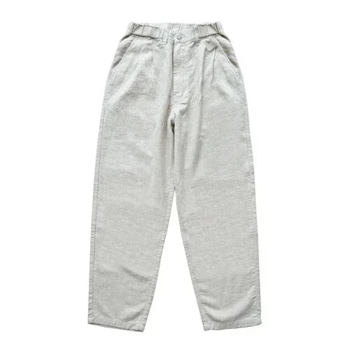 Sauce Zhan Men Pants Ramie Pants Men Summer Breathable Casual Pants Ankle-length Loose Fit Taper Leg