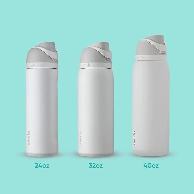24Oz Insulated Stainless Steel Water Bottle with Straw BPA Free Leakproof Bottle Daily Sports Use Prefect Gift for Women