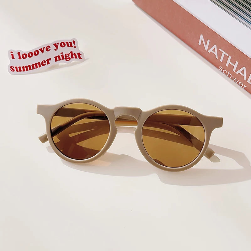 Children UV400 Sunglasses - Kids Polarized Lens Outdoor Eyewear With Leopard Print