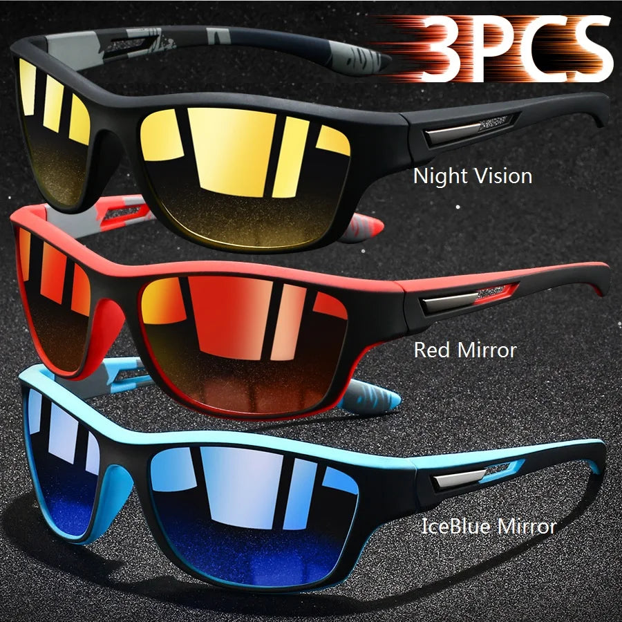 Vintage Sports Sunglasses - UV400 Cycling Fishing Running Eyewear for Men and Women