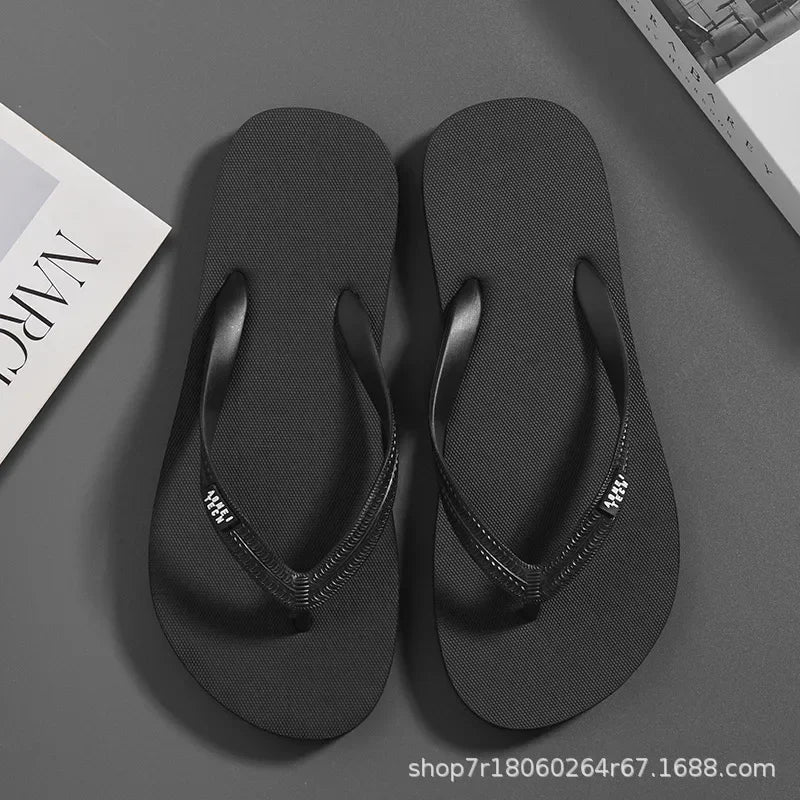 Men's Minimalist Flip Flops Summer Fashion Outdoor Anti Slip Wear-resistant Sports Sandals with Soft Beach Casual Shoes