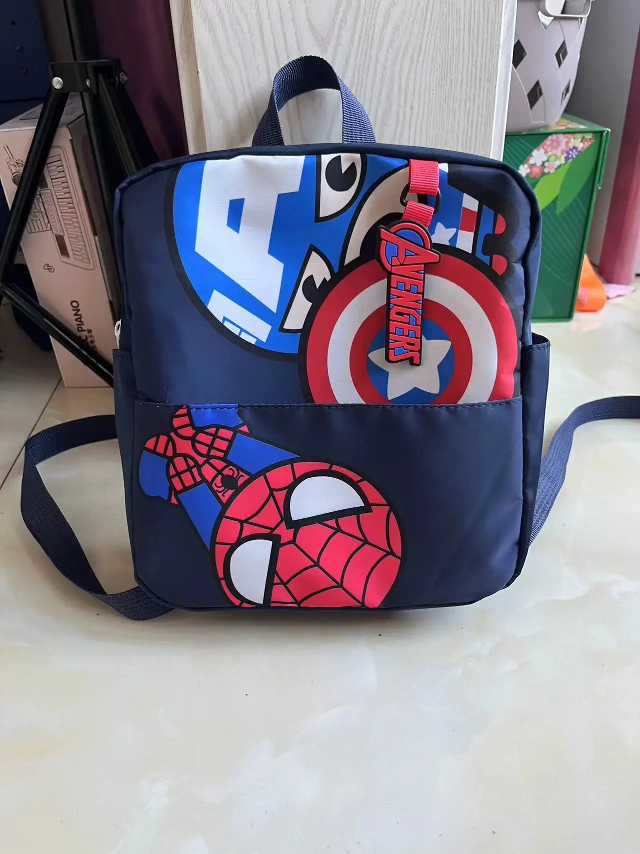 Captain America Kids Backpack - Cute Disney School Bag for Kindergarten - ZOOMNSTORE