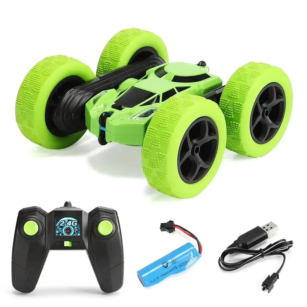 Remote Control Stunt Car - Double-Sided 360 Flip Drift Toy for Kids - ZOOMNSTORE