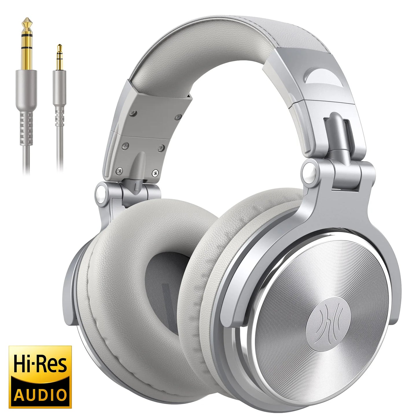 Oneodio DJ Headphones - Wired Studio Headphones With Mic | 50mm Neodymium Drivers