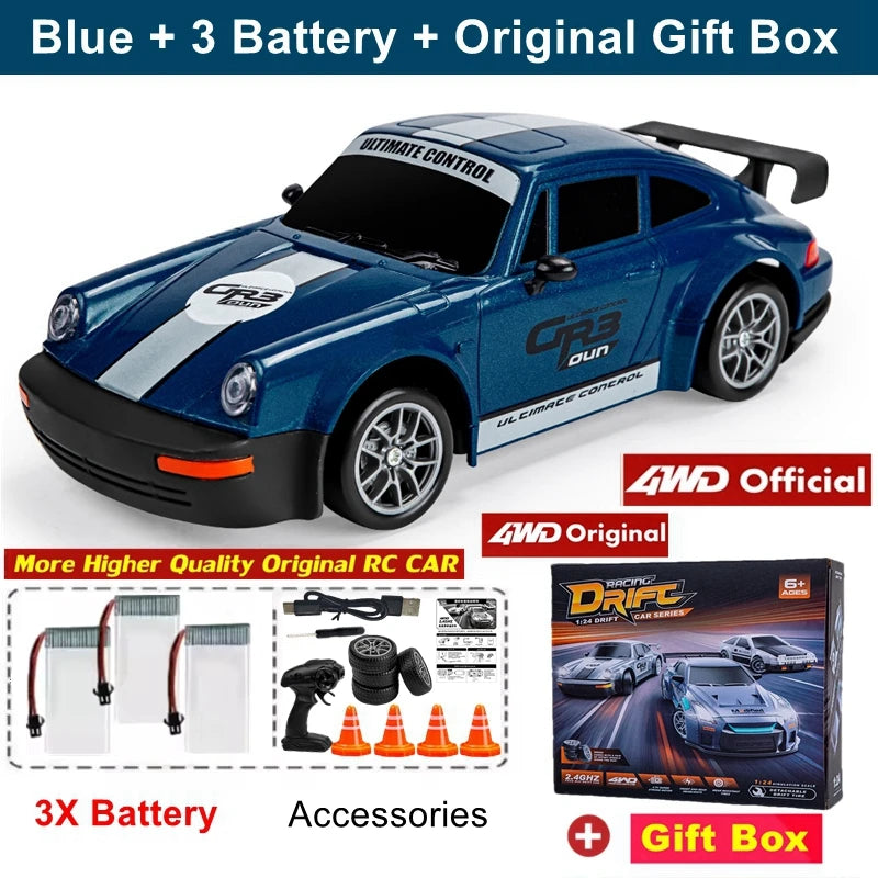 124 4WD RC Drift Car - High Speed Remote Control Racing Toy