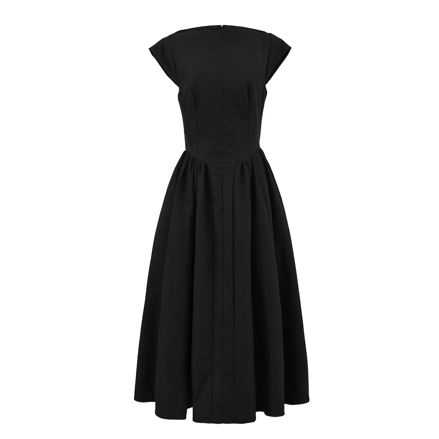 Suninheart New French Style Sexy Backless Sleeveless Pleated Slim Fit Vest Style Dress for Summer 2025