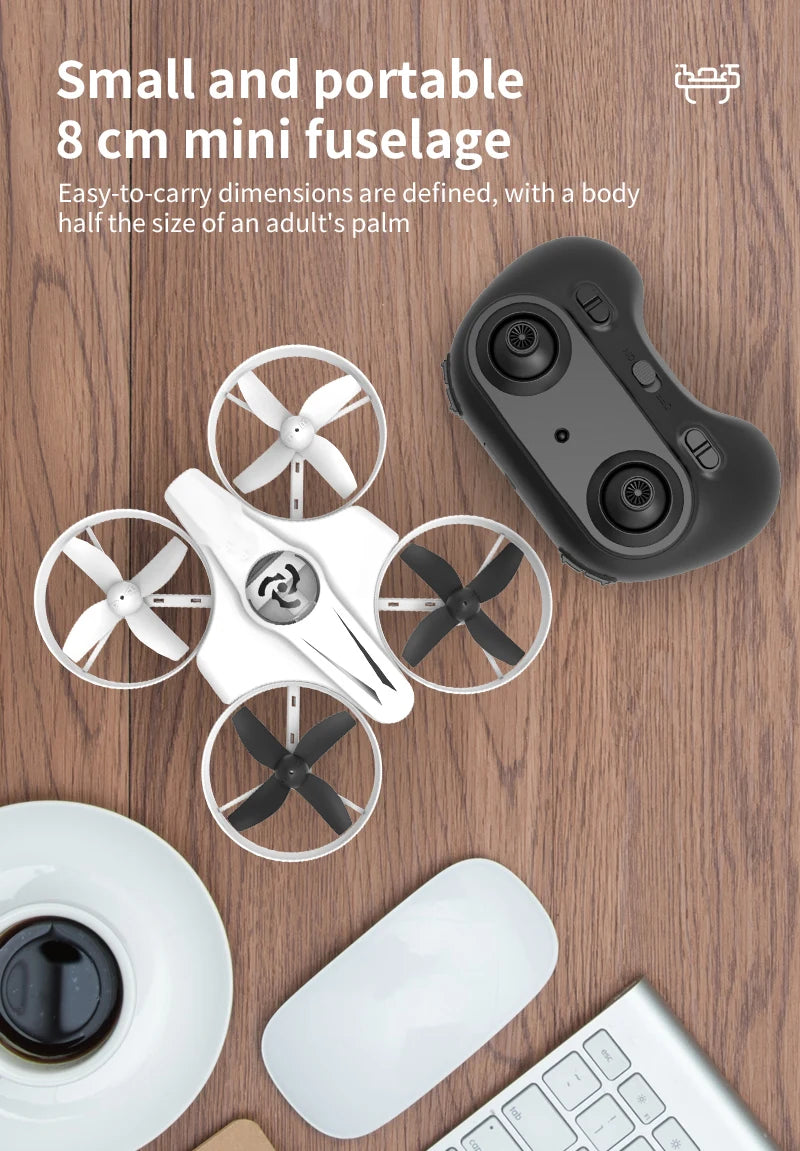Mini RC Drone - 4CH Headless Mode Quadcopter with 360 Flip for Kids - ZOOMNSTORE