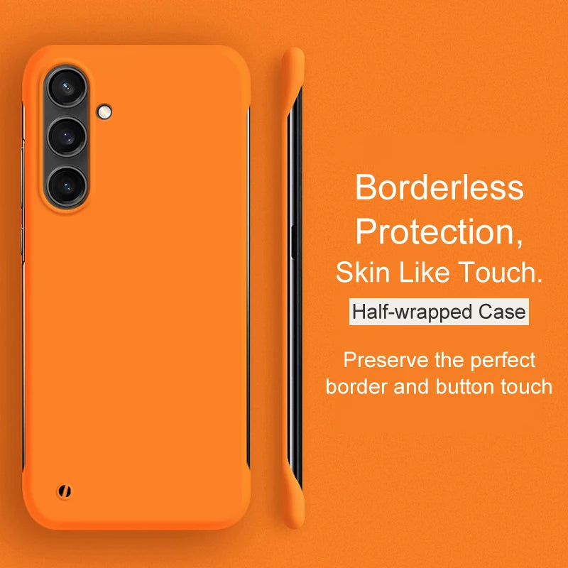 Luxury Borderless Candy Color Hard PC Case For Samsung Galaxy S26 Ultra S25FE S24 S23 S21FE S22 Ultra-Thin Matte Cover
